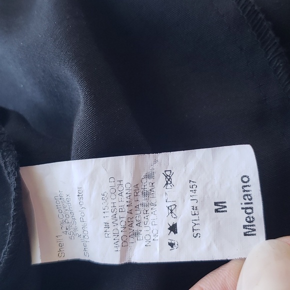 Shiny Jet Black off the shoulder raw edge ruffle assymetrical satin mini dress - Picture 11 of 11